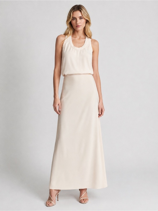 Reiss Dresses & Skirts - NWT! Reiss Kennedy Lace Back Maxi Dress Ivory Cream Size US 2 25948